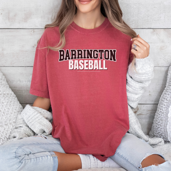 Barrington Baseball Classic Red Sweatshirt or Tee