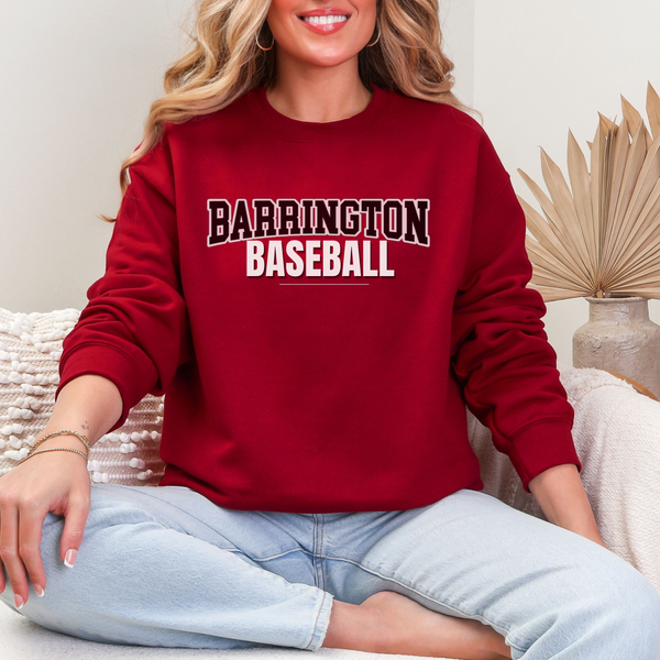 Barrington Baseball Classic Red Sweatshirt or Tee