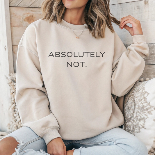 Absolutely Not Sweatshirt