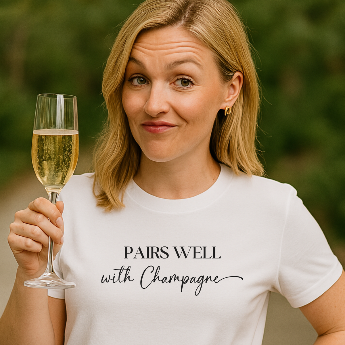 Champagne Tee