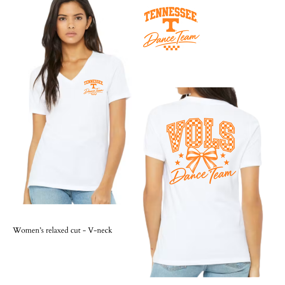 Custom Soft Style Vols Tee - Front & Back Design - Mixed Styles (10 Shirts)