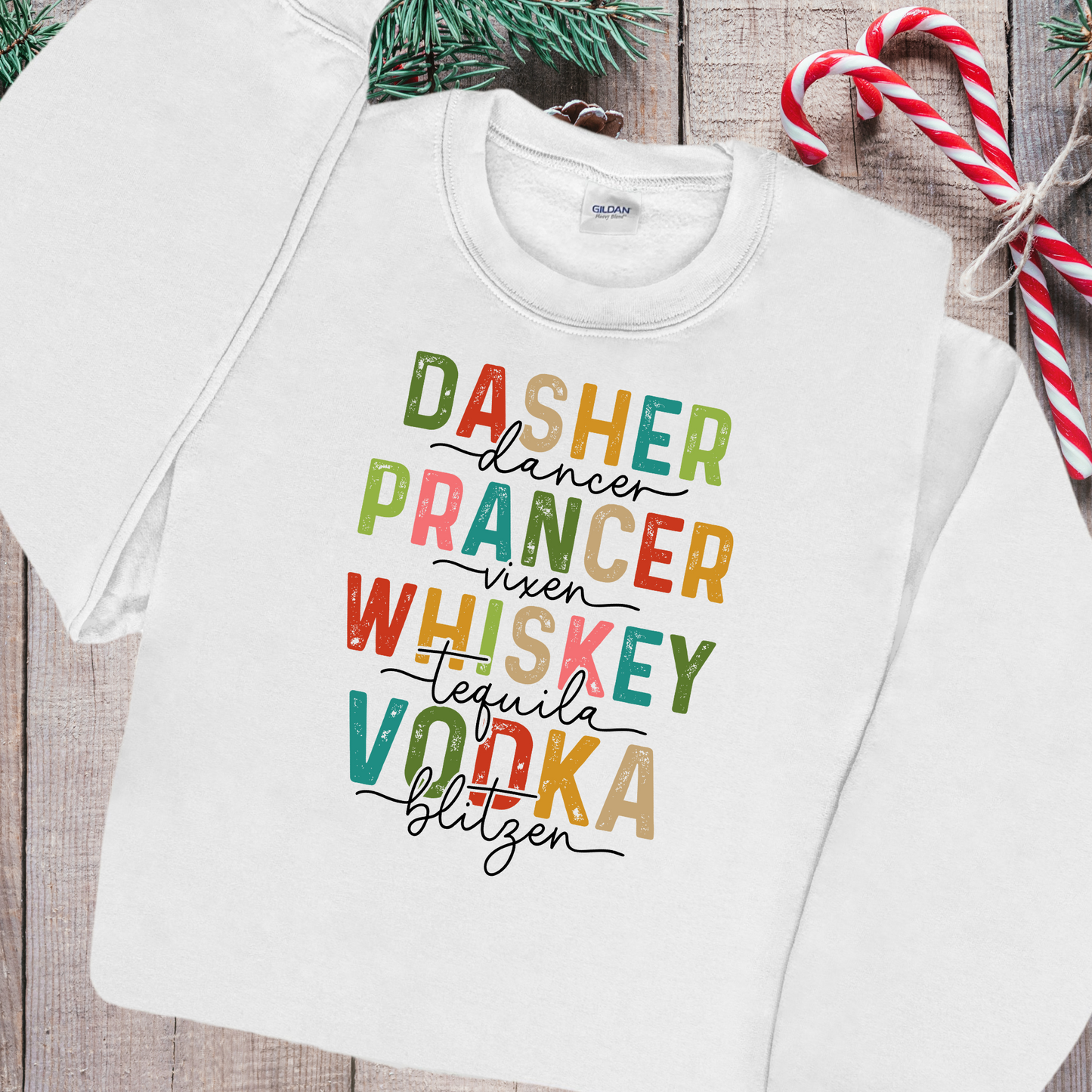 Reindeer Names Sweatshirt