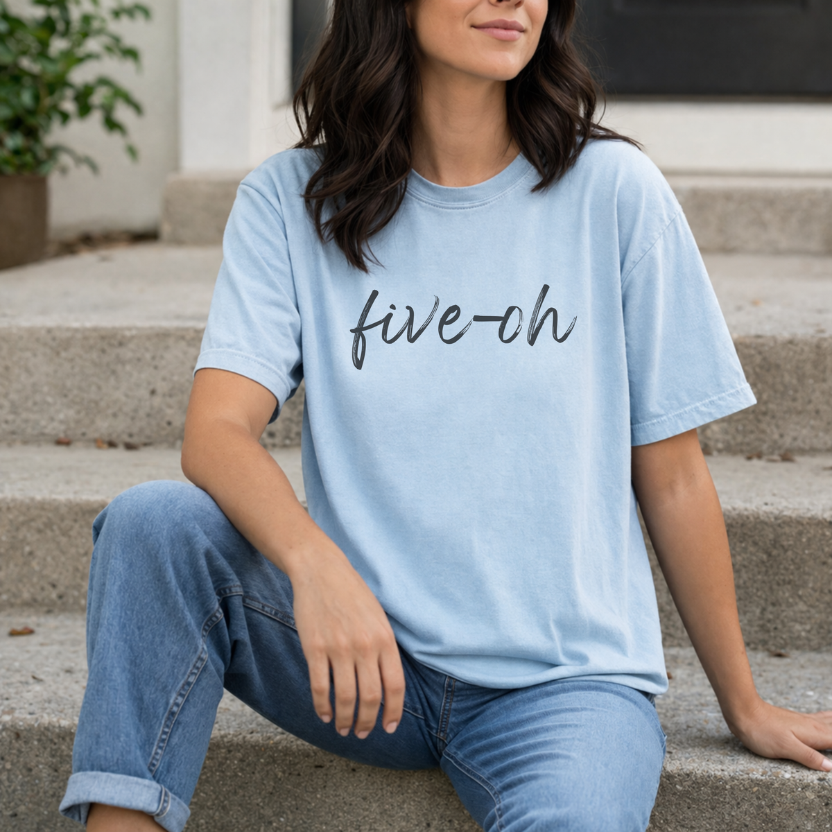 50th Birthday Tee - Five-Oh | Green