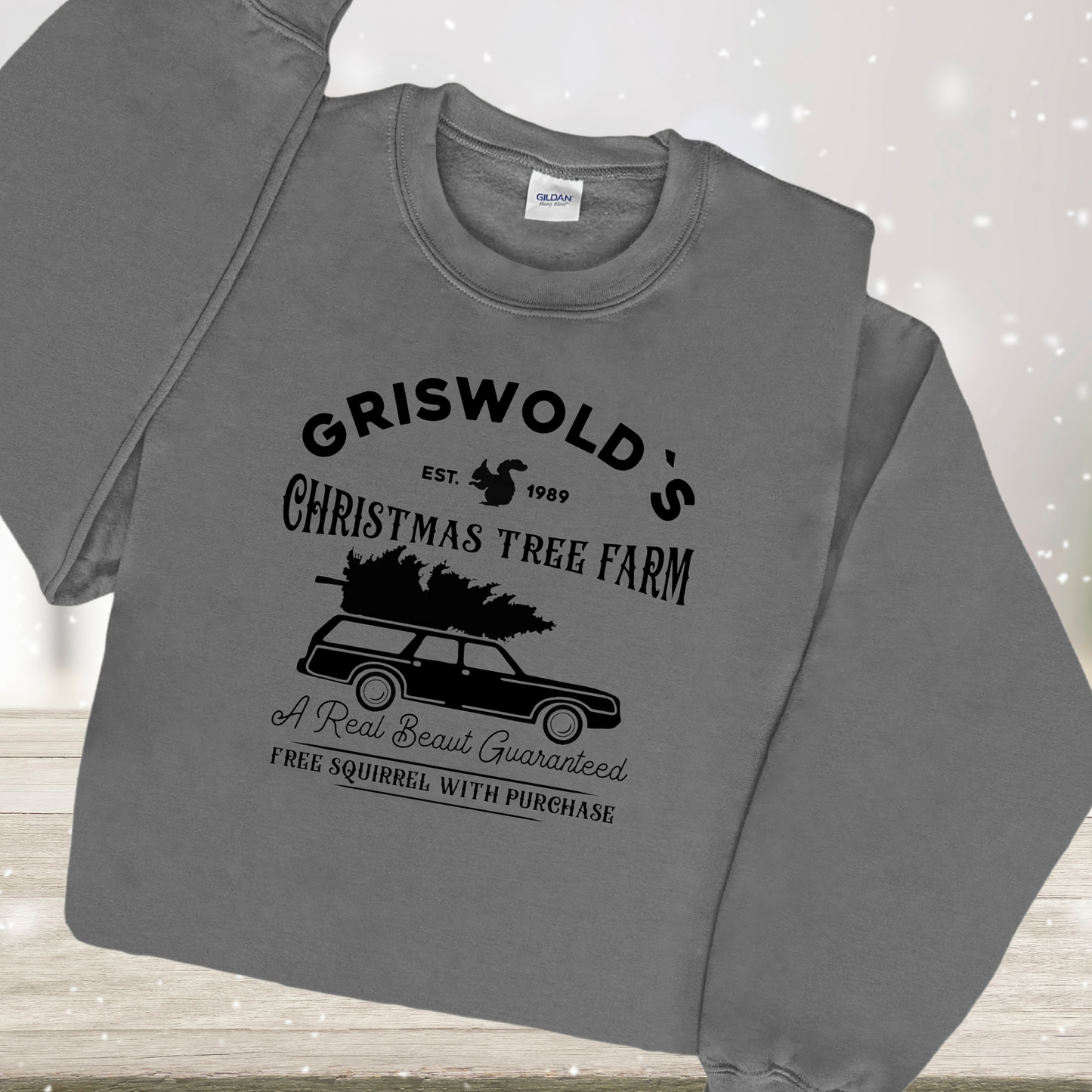 Griswold Family Truckster Sweatshirt - Christmas Tree Farm