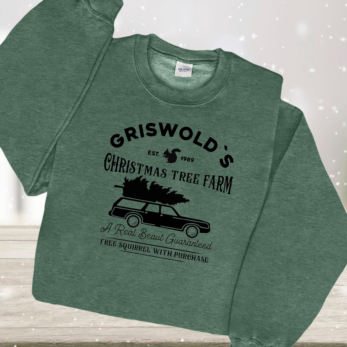 Griswold Family Truckster Sweatshirt - Christmas Tree Farm