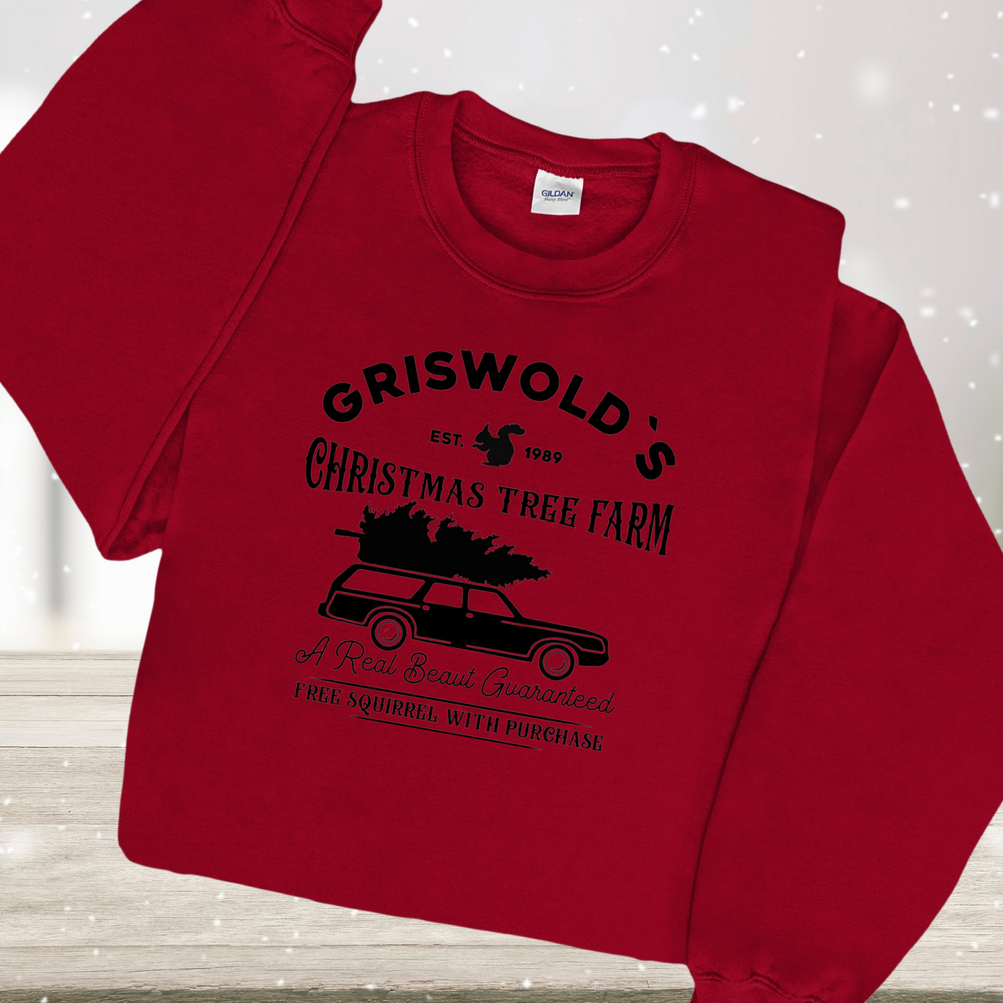 Griswold Family Truckster Sweatshirt - Christmas Tree Farm