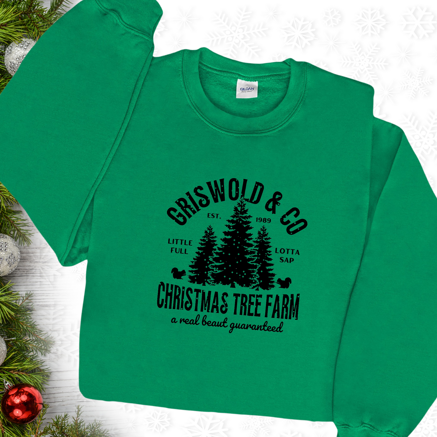 Red Griswold Christmas Tree Farm Sweatshirt