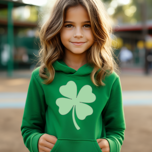 Shamrock Hoodie or Crew Neck Sweatshirt