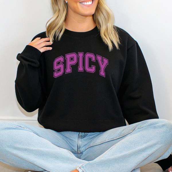 Spicy Sweatshirt - Sand or Black
