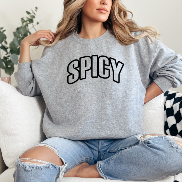 Spicy Sweatshirt - Pink or Gray
