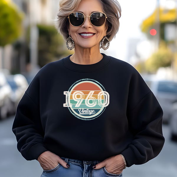 Custom Vintage Birth Year Sweatshirt