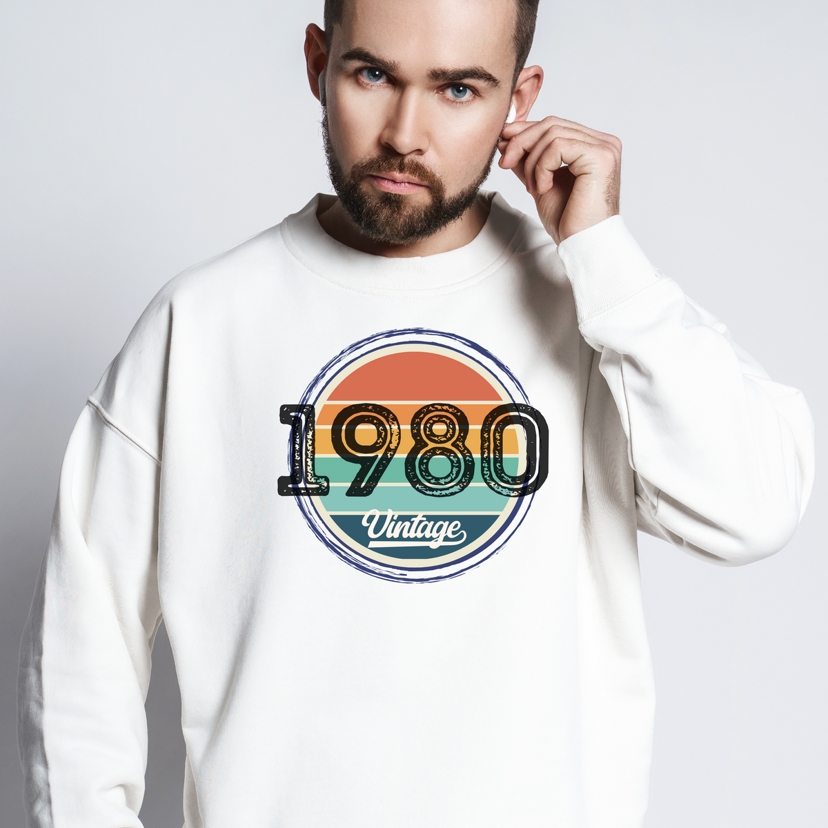 Custom Vintage Birth Year Sweatshirt